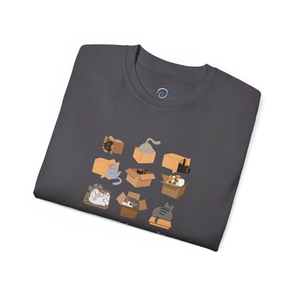 'Cat in a Box' Ultra Cotton Tee