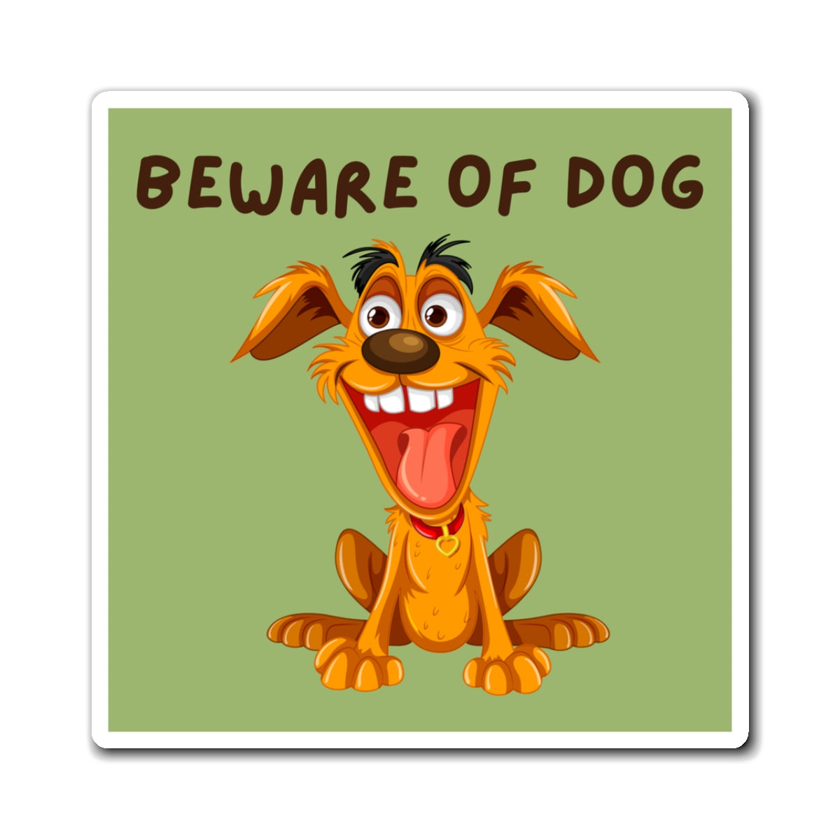 'Beware of Dog' Magnets