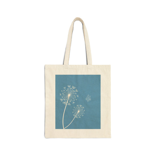 'Dandelion' 100% Cotton Canvas Tote Bag