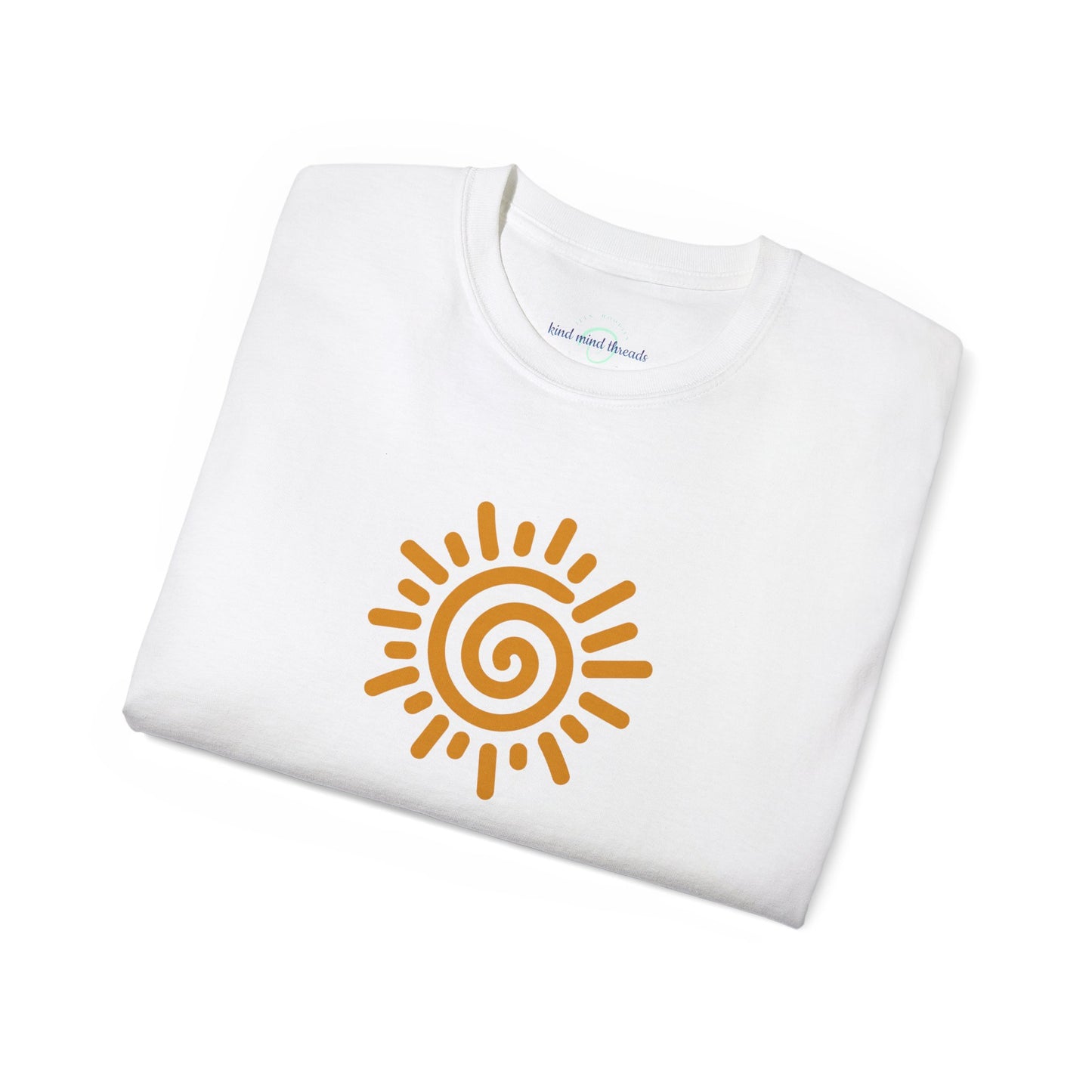 'Spiral Sun' Cotton Tee