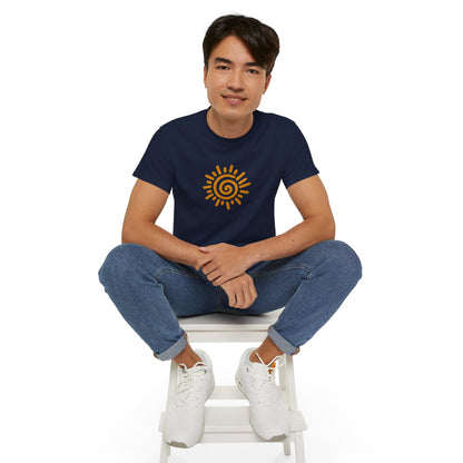 'Spiral Sun' Cotton Tee