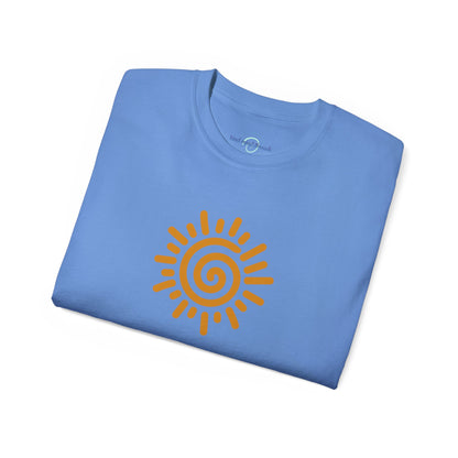 'Spiral Sun' Cotton Tee