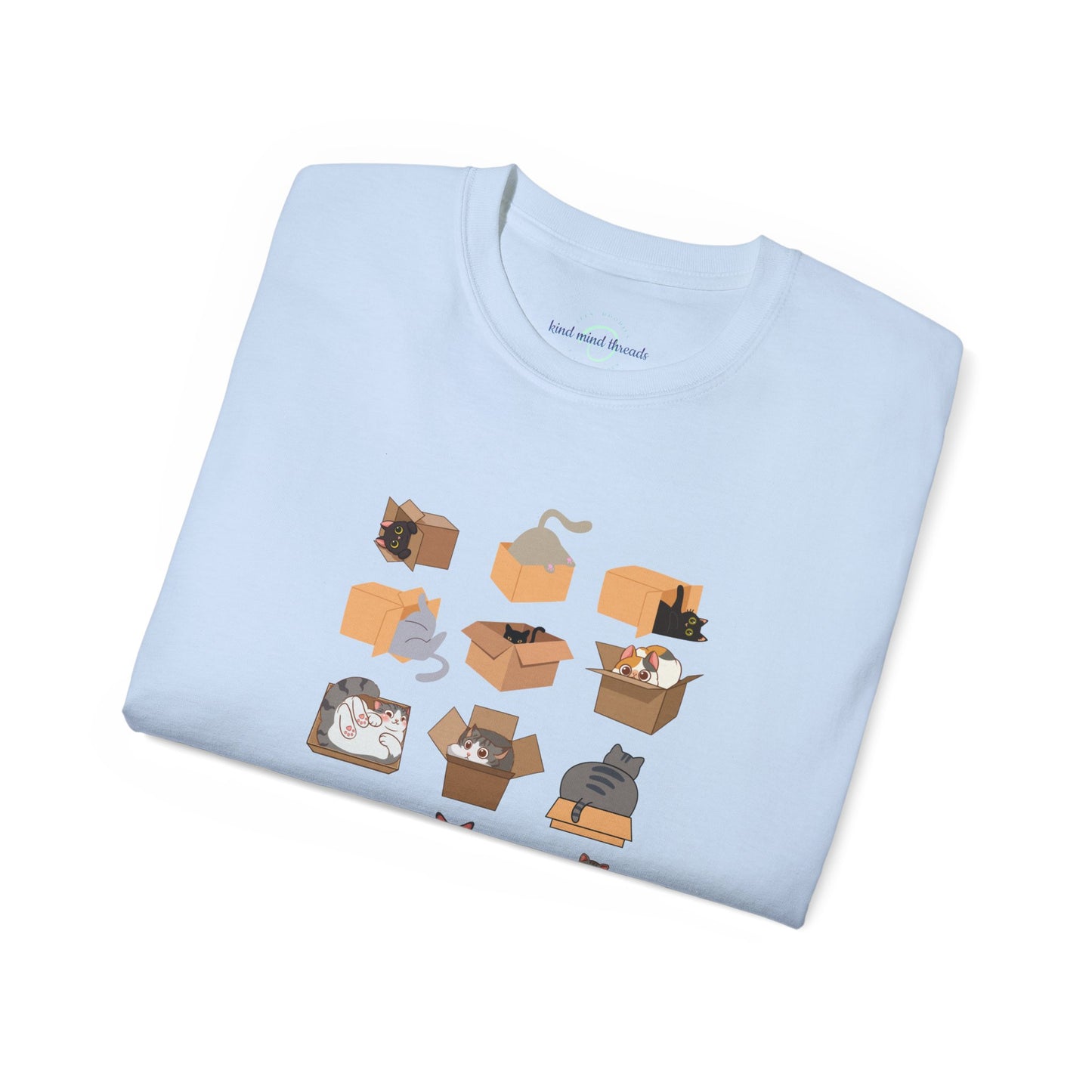 'Cat in a Box' Ultra Cotton Tee