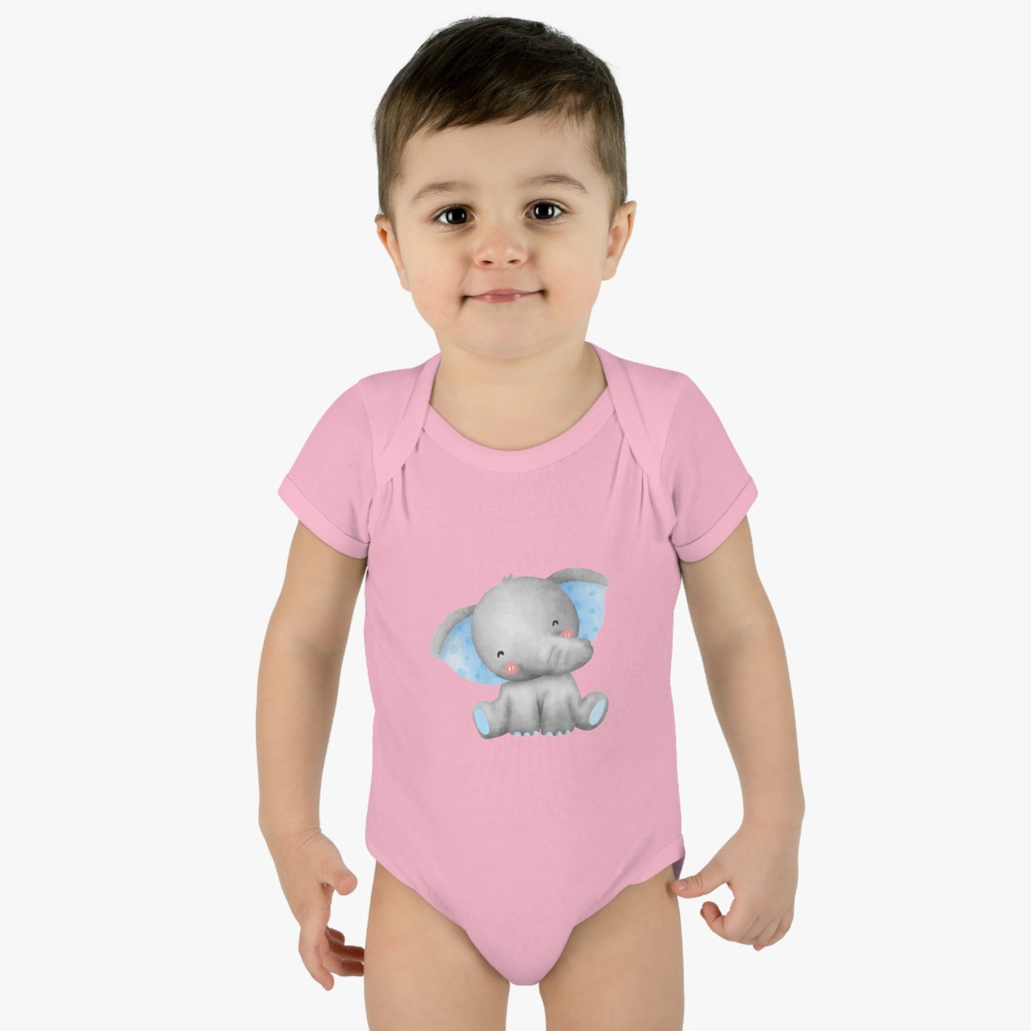 'Elephant' Infant Baby Rib Bodysuit