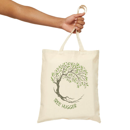 'Tree Hugger' Cotton Canvas Tote Bag