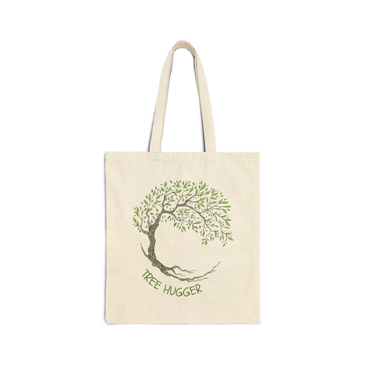 'Tree Hugger' Cotton Canvas Tote Bag