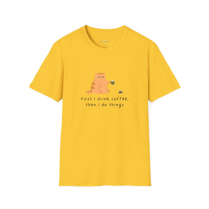 'First Coffee' Softstyle T-Shirt