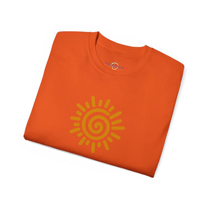 'Spiral Sun' Cotton Tee