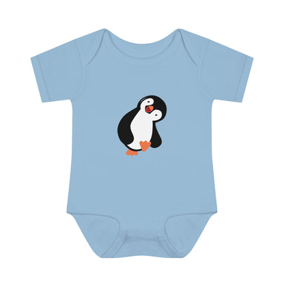 'Penguin' Infant Baby Rib Bodysuit