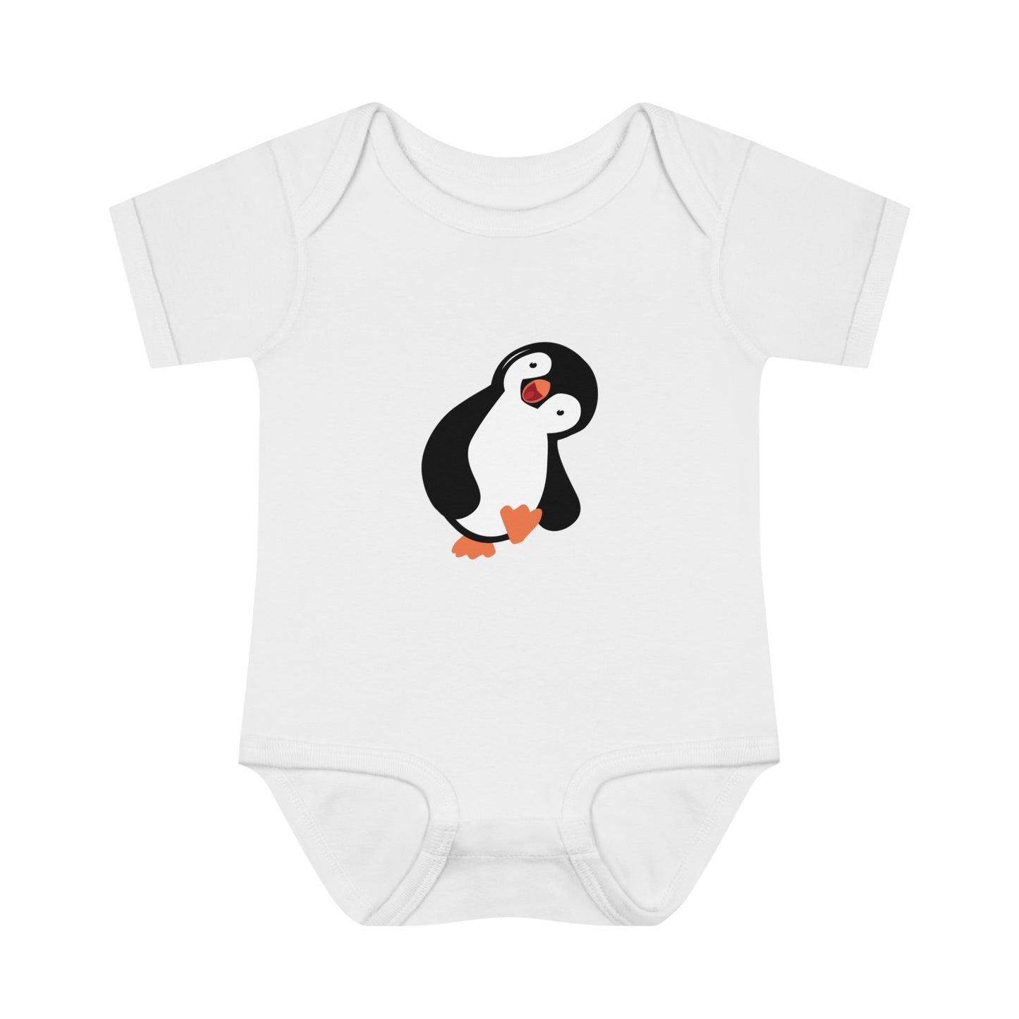 'Penguin' Infant Baby Rib Bodysuit