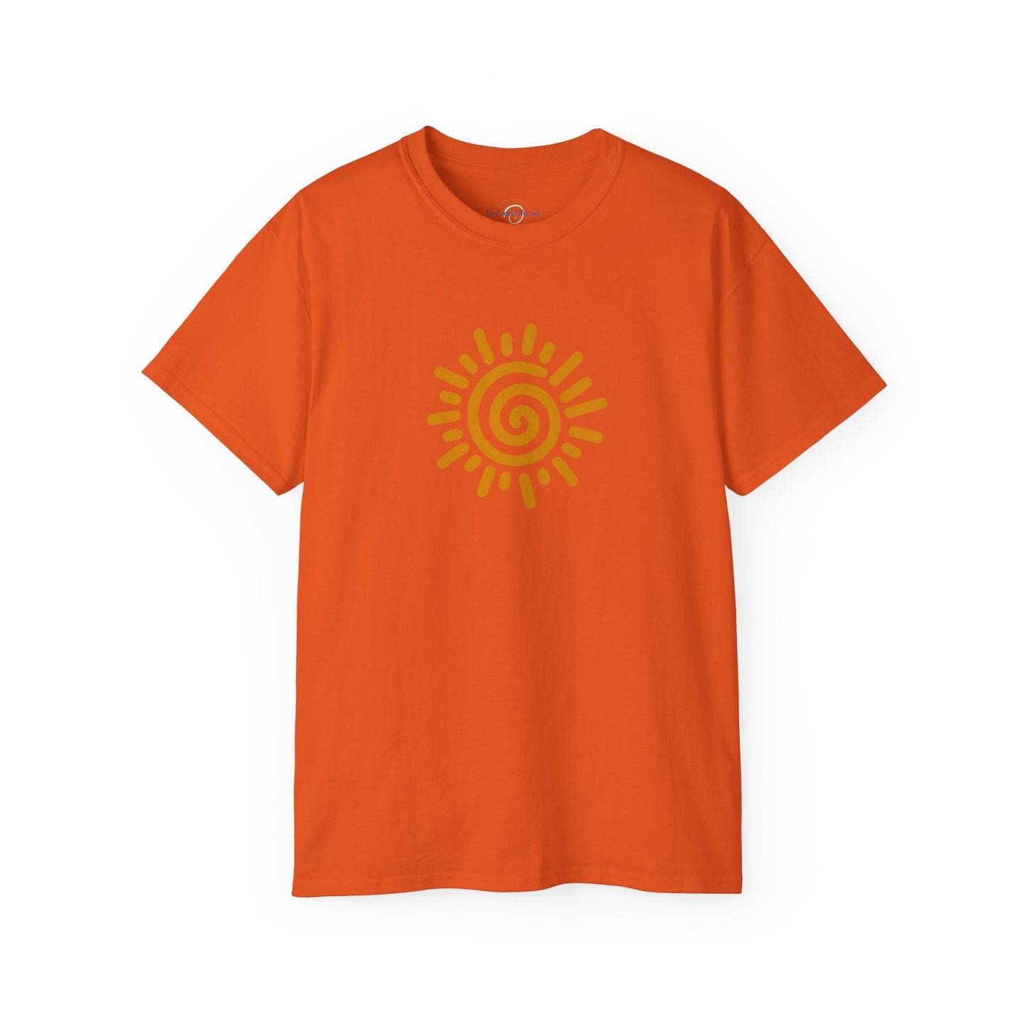 'Spiral Sun' Cotton Tee