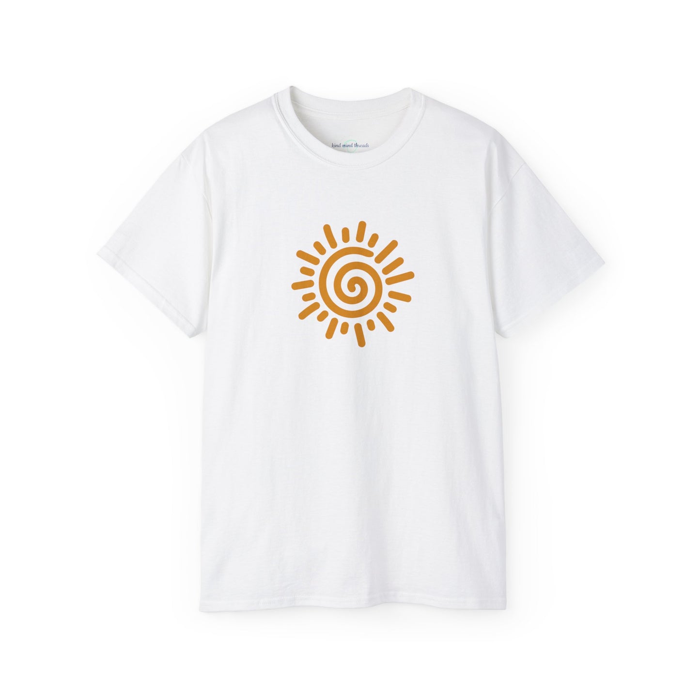 'Spiral Sun' Cotton Tee