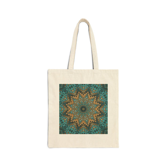 'Mandala' Cotton Canvas Tote Bag