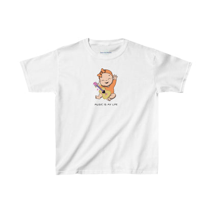 'Music is My Life' Toddlers Heavy Tee
