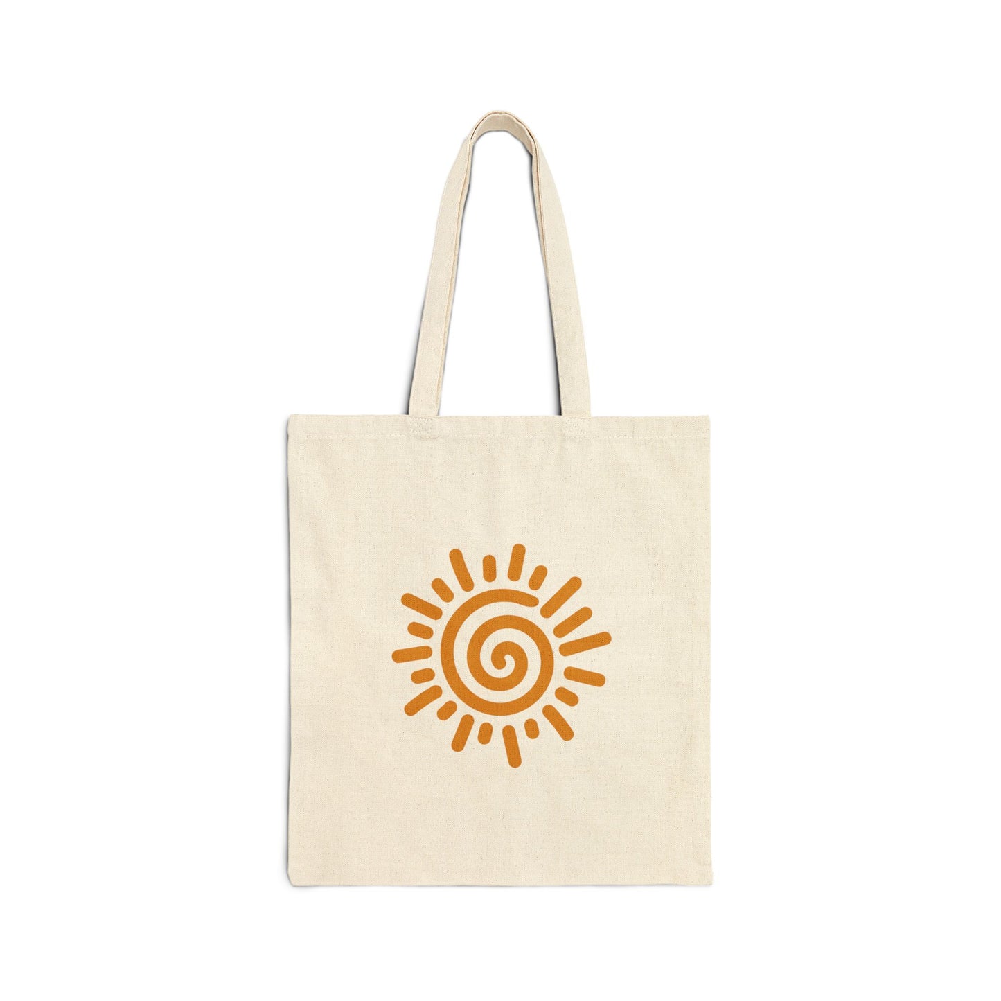 'Spiral Sun' 100% Cotton Canvas Tote Bag