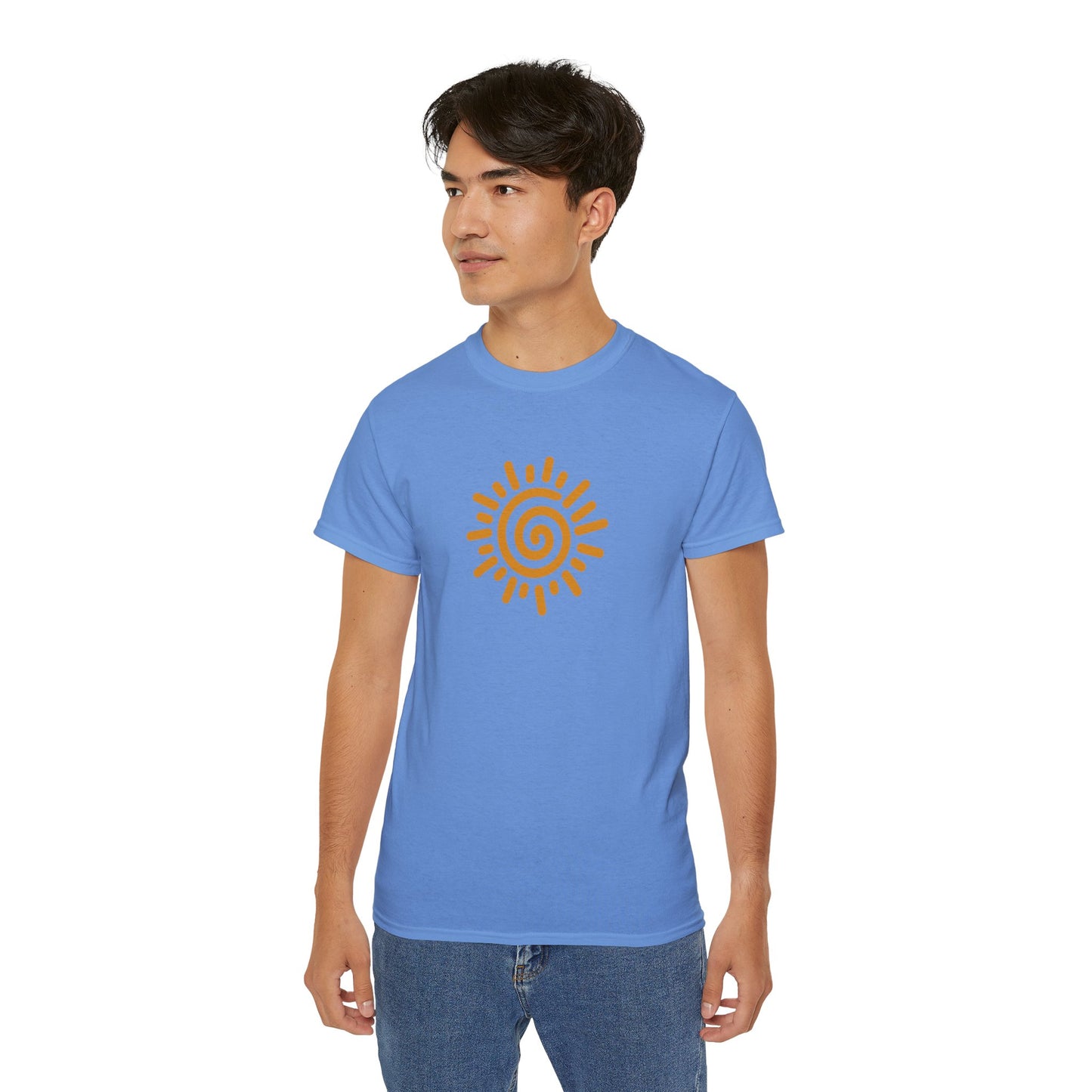 'Spiral Sun' Cotton Tee